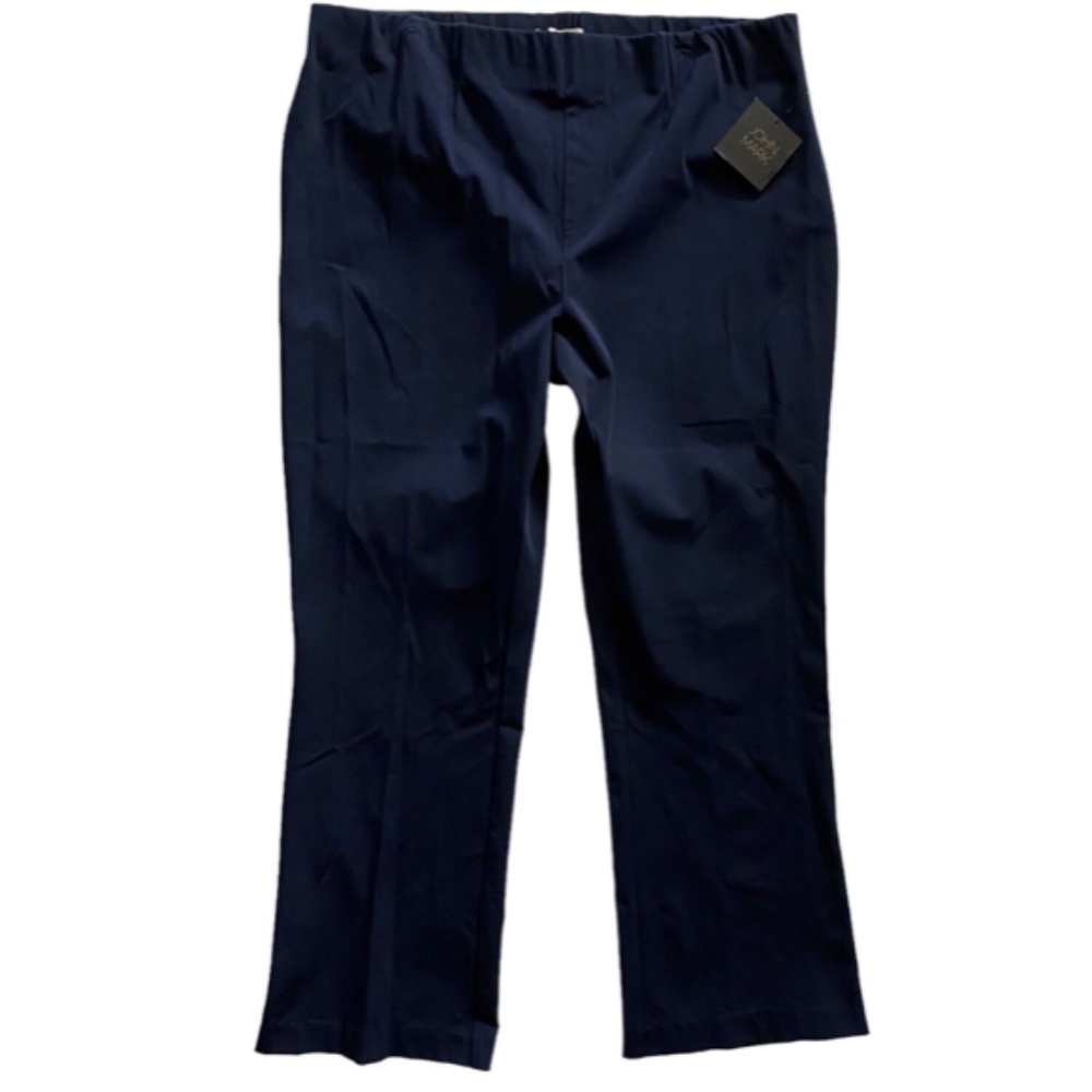 John Mark Nwt Stretch Midnight Blue Pull On JM Essentials Pants Slacks 22W